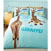 Catherine Lansfield Having A Giraffe Duvet Set