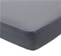 Habitat 400TC Egyptian Cotton Grey Fitted Sheet - Kingsize