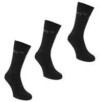 Gelert Mens 3 Pack Thermal Socks Lightweight Outdoor Stretch Black Mens 12+