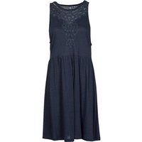 Superdry  VINTAGE LACE RACER DRESS  women's Long Dress in Marine