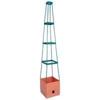 Garden Grow 4-Tier Self-Watering Tomato Vine Tower Fruit Veg Planter Flower Pot