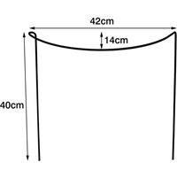 Half Round Plant Support