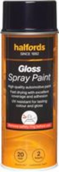 Halfords S3-030 Blue Gloss Car Spray Paint - 400Ml