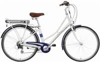 Second Hand Grade B - Pendleton Somerby Electric Hybrid Bike - White And Navy - M Frame