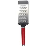 KitchenAid Etched Cheese Grater, Stainless Steel Two-Way Paddle Medium Grater – Empire Red