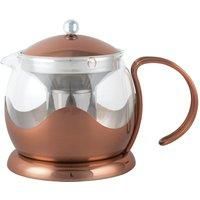 La Cafetiere Izmir Copper 2 Cup Glass Filter Teapot Copper