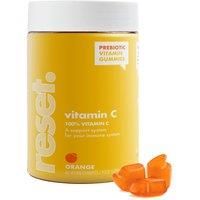 Reset This. 100% Vitamin C Gummies 60 Vegan Orange Flavour Chewable Gummy Vitamins, Boost Immune System Enhanced Energy Reduce Tiredness & Fatigue Antioxidant Natural Flavours Prebiotic Gluten Free