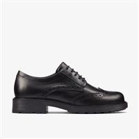 Clarks Women/'s Orinoco2 Limit Oxford, Black Leather, 7 UK