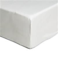 Argos Home Cool Cotton Tencel White Fitted Sheet - Single