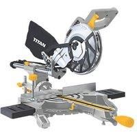 Titan TTB794MSW 210mm Electric Single-Bevel Sliding Sliding Mitre Saw 240V (881KP)