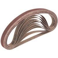 Titan Sanding Belt Unpunched 457 x 13mm 80 Grit 10 Pack (207PG)