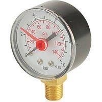 Flomasta Bottom Connection Pressure Gauge 10bar (247FA)