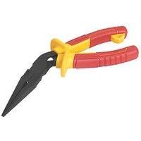 Erbauer VDE Angle Head Long Nose Pliers 8" (198mm) (438XH)