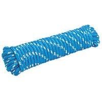 Braided Rope Blue / White 8mm x 20m (926FC)