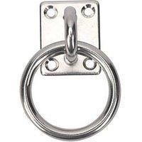 Smith & Locke Stainless Steel Ring on Plate 50mm x 40mm 2 Pack (553FE)