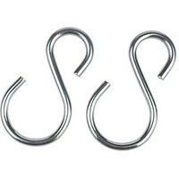 S-Hooks Steel 90 x 6mm 2 Pack (611FE)