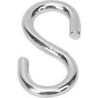 S-Hooks Steel 25 x 3mm 4 Pack (618FE)