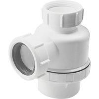 Flomasta Shallow Bottle Trap White 40mm (214JN)