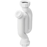 Flomasta Pedestal Compression Trap White G1 1/4" x 32-36mm (190JN)