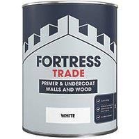 Fortress Trade Primer & Undercoat White 1Ltr (911JM)