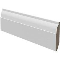 Primed MDF Chamfered & Ovolo Skirting 2400mm x 94mm x 14.5mm 4 Pack (292RE)