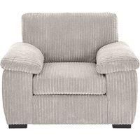 Amara Modern Jumbo Cord Armchair Cream