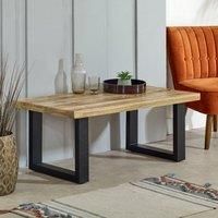 Bratton Mango Wooden & Metal Coffee Table