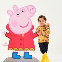 Regatta Kids Peppa Pig Muddy Puddle Waterproof Jacket - Floral - 12-18 M