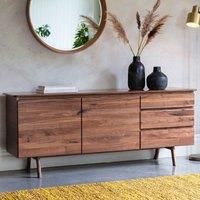 Frank Hudson Gallery Direct Madrid 2 Door / 3 Drawer Sideboard Walnut