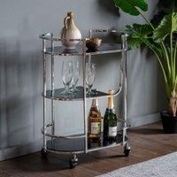 Beauchamp Drinks Trolley Silver