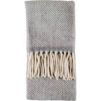 John Lewis Kilburn & Scott 100% Wool Throw, Grey 1300 x 1700 mm.RRP £69.New