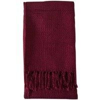 Crossland Grove Acrylic Textured Throw Claret 1300x1700mm