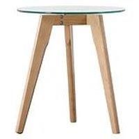 Gallery Simard Round Side Table - Oak