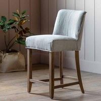 Gallery Direct Tiema Bar Stool Grey Linen Set of 2