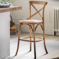 Gallery Direct Palma Stool Natural Rattan Set of 2