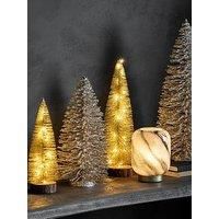 Gallery Brush Tree 15 Led Lights Gold