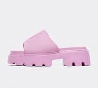 Juicy Couture Baby Track Heeled Platform Slide Mule Womens Sandal Pink UK 3 - 8