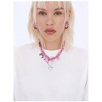 Juicy Couture Silver Plated Maxi Necklace