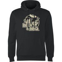 Beer & BBQ Hoodie - Black - S