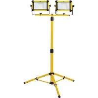 Draper 03205 110V SMD LED Tripod Site Light, 2 x 50W, 11000 Lumens