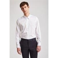 White Ted Baker Mens Regular Fit Shirt, Long Sleeve