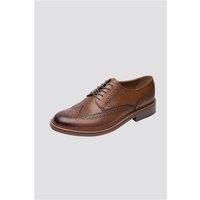 Racing Green Mansell Tan Leather Brogues