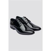 Racing Green Black Patent Brogues