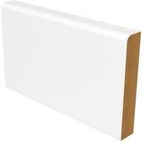 Pencil Round White MDF Skirting - 18mm x 119mm x 4200mm