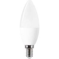 Wickes Non-Dimmable Opal LED E14 Candle 7.2W Warm White Light Bulb - Pack of 4