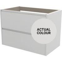 Duarti By Calypso Beaufort 800mm Full Depth 2 Drawer Wall Hung Vanity Unit - Grey Varnish