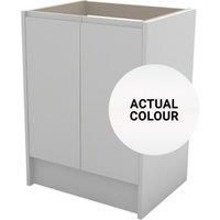 Duarti By Calypso Beaufort 600mm Full Depth 2 Door Floor Standing Vanity Unit - White Varnish