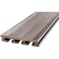 Eva-Last Pacific Pearl Grey Composite Infinity Deck Board - 25.4 x 135 x 2200mm - Pack of 30