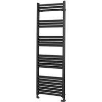 Towelrads Eton Matt Black Towel Radiator - 1200 x 500mm