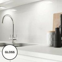 Alusplash Splashback 3050 x 750mm - Ice White - Gloss